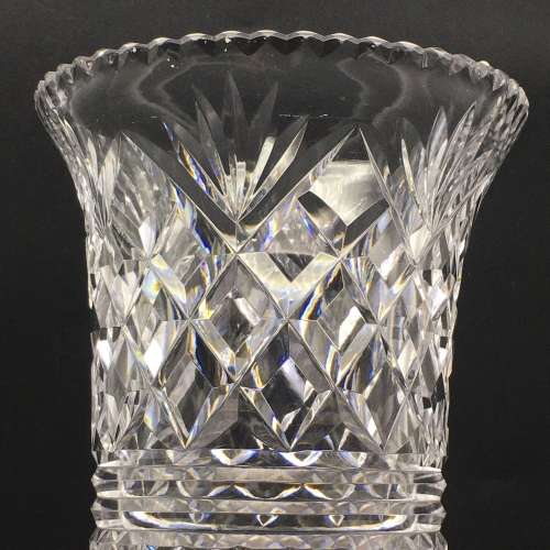 Large Top Quality Cut Crystal Vase
