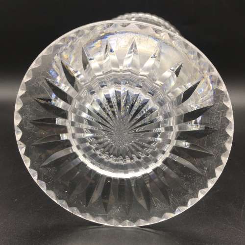 Large Top Quality Cut Crystal Vase