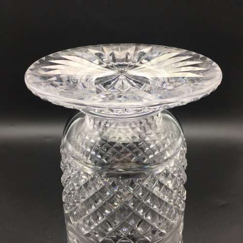 Large Top Quality Cut Crystal Vase