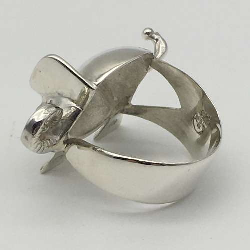 Vintage Sterling Silver `Elephant` Ring