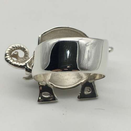 Vintage Sterling Silver `Elephant` Ring