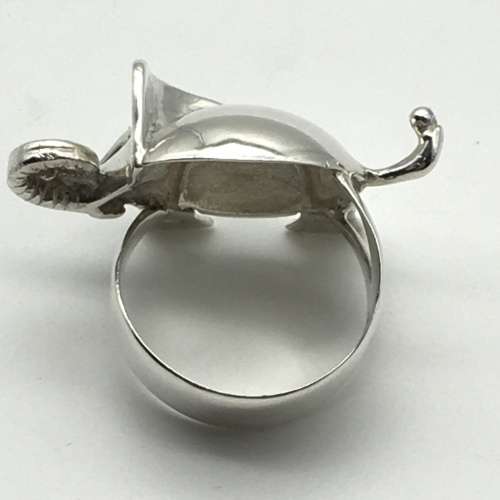 Vintage Sterling Silver `Elephant` Ring