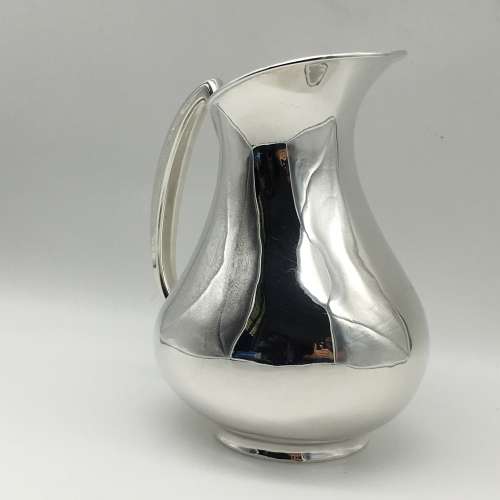 Wonderful Large `Modernist` Solid Silver Pitcher/Jug