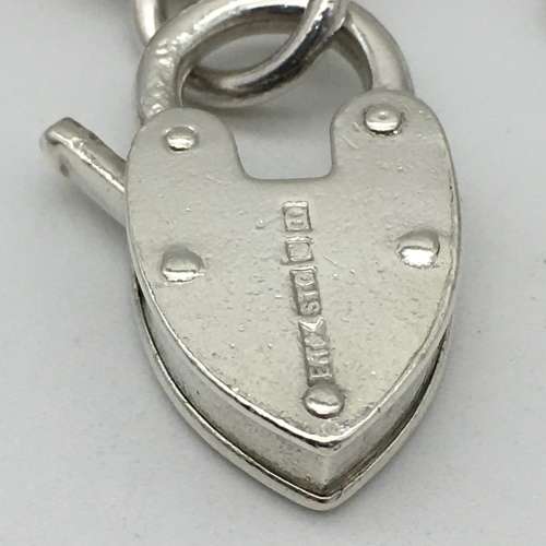 Vintage Solid Silver Charm Bracelet