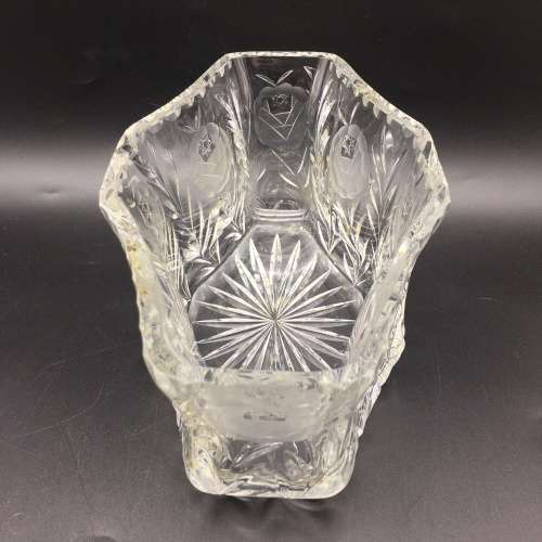 Super Quality `Rose-Cut` Crystal Vintage Bowl