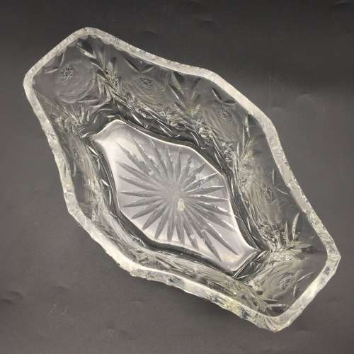 Super Quality `Rose-Cut` Crystal Vintage Bowl