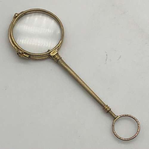 Antique Rose-Gold Plated Folding Lorgnettes