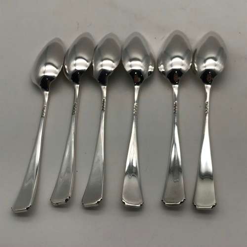Art Deco Silver-Plated Spoons (Cased)