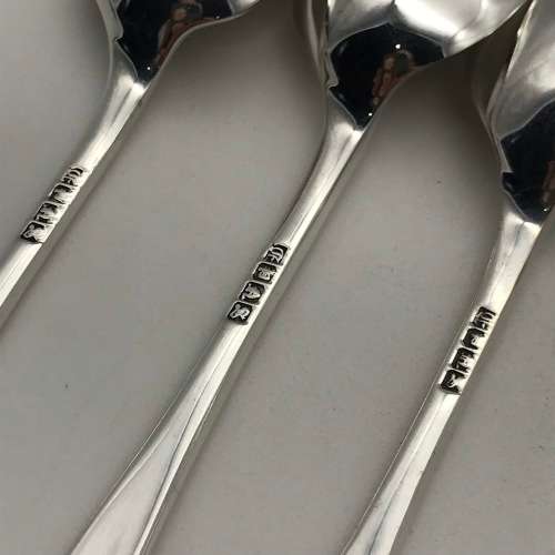 Art Deco Silver-Plated Spoons (Cased)