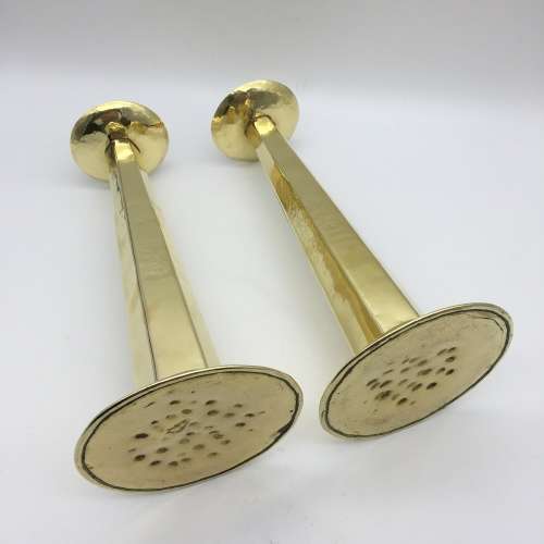 Tall Vintage Brass Candlesticks