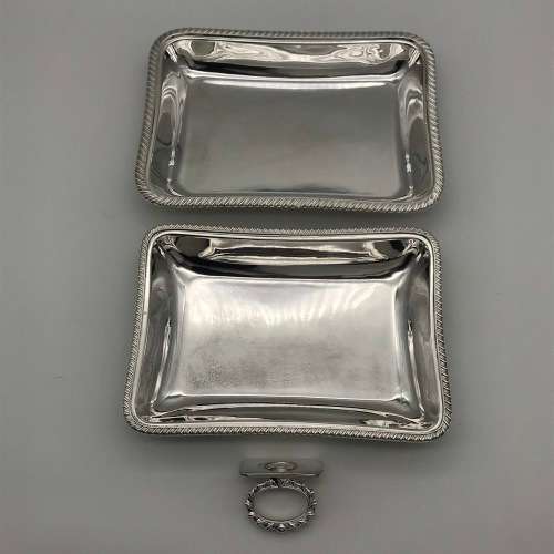 Antique Silver-Plated Entrée Dish and Cover