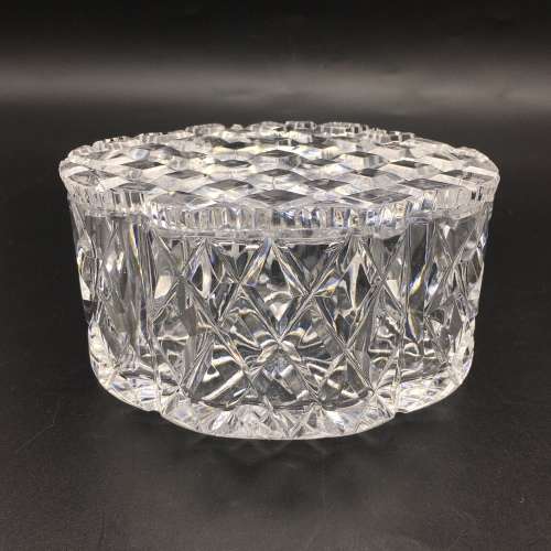 Quality Cut-Crystal Vintage Box & Lid