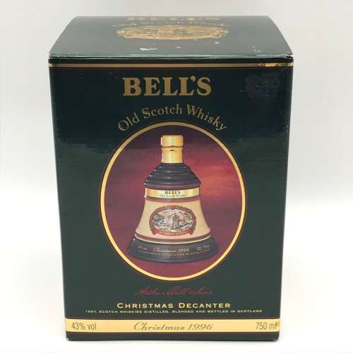 Bells Sealed Scotch Whisky Decanter Christmas 1996 (Boxed)