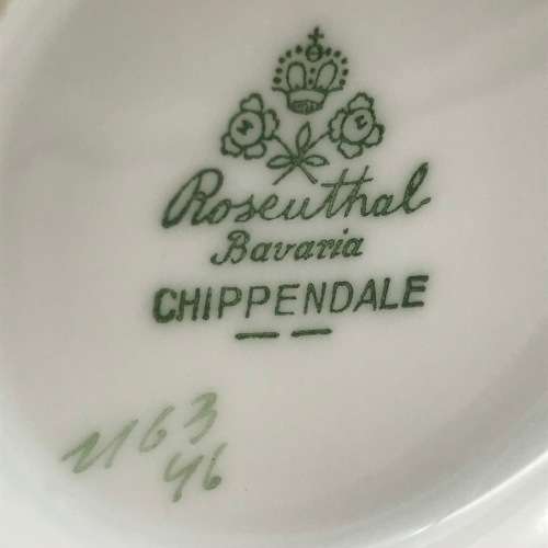 Rosenthal `Chippendale` Vintage Milk Jug & Cake Plate