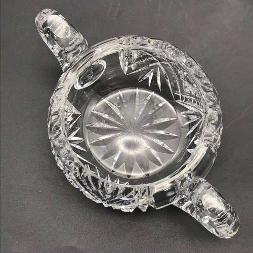 Quality Cut-Crystal Vintage Milk Jug and Sugar Bowl