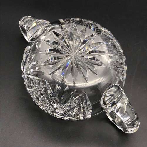 Quality Cut-Crystal Vintage Milk Jug and Sugar Bowl