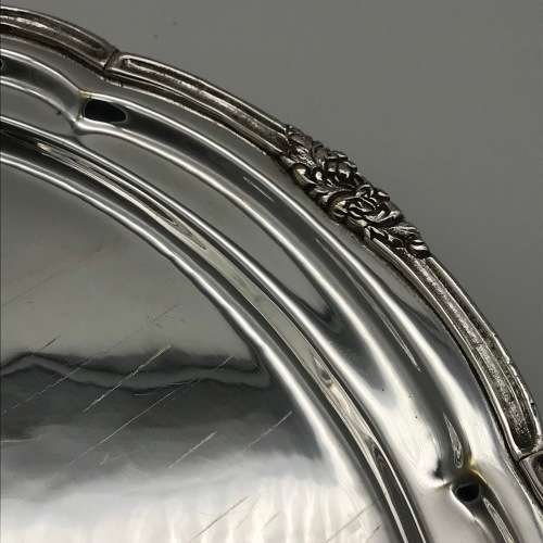 Impressive Antique Meat Dome Cover and Tray (Silver-Plate)