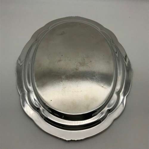 Impressive Antique Meat Dome Cover and Tray (Silver-Plate)