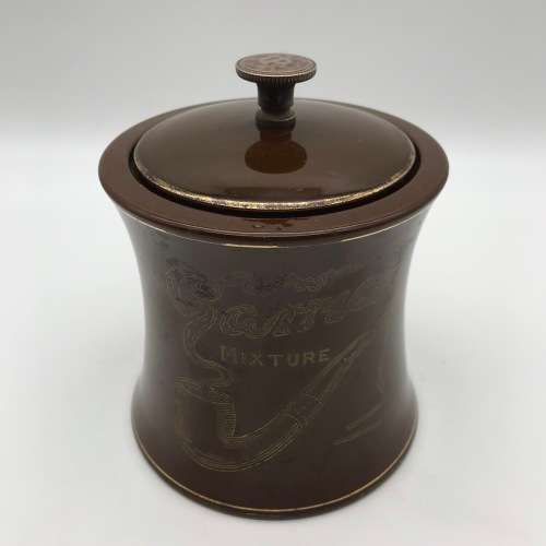 Victorian Tobacco Jar and Lid (Taylor, Tunnicliffe and Co.)