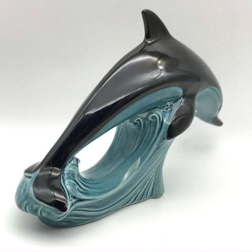 Lovely Pair of `Poole Pottery` Dolphin Figures