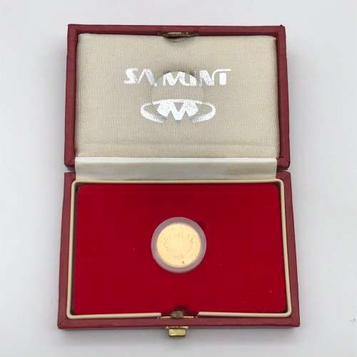 Gold 1/10 oz Proof 1993 Protea Coin (Boxed)