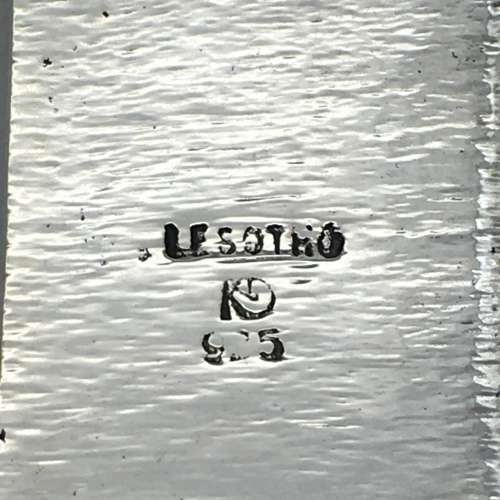 Large Solid Silver Handmade Vintage Pendant