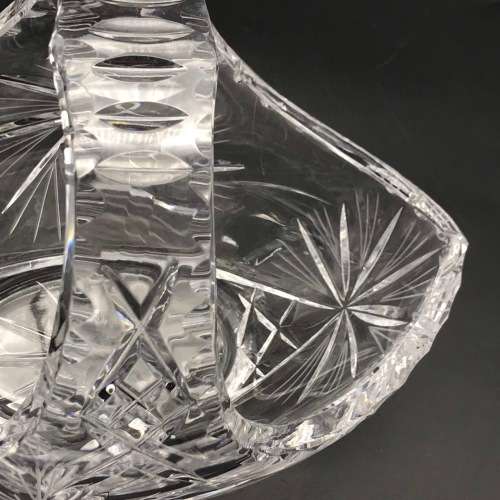 Good Quality Large Cut-Crystal Basket