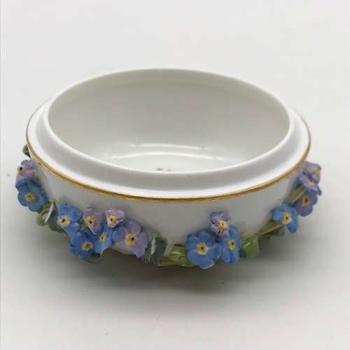 Antique `Meissen` Porcelain Bowl and Cover
