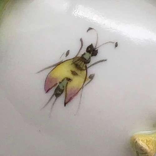 Antique `Meissen` Porcelain Bowl and Cover