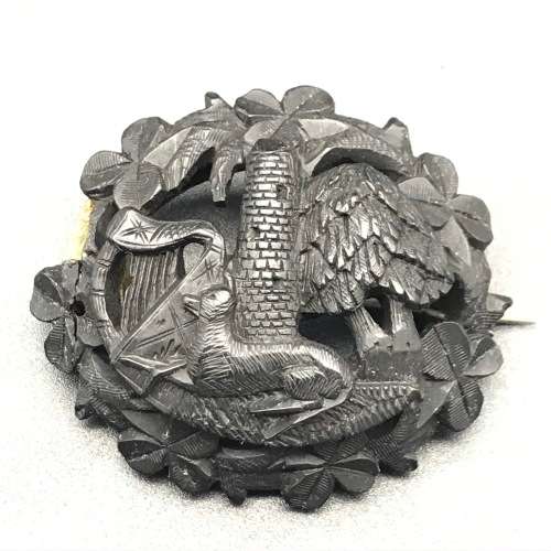 Victorian `Irish` Brooch (Bog Oak)