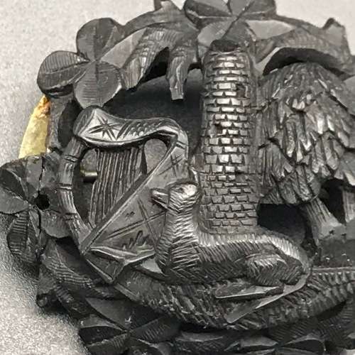 Victorian `Irish` Brooch (Bog Oak)
