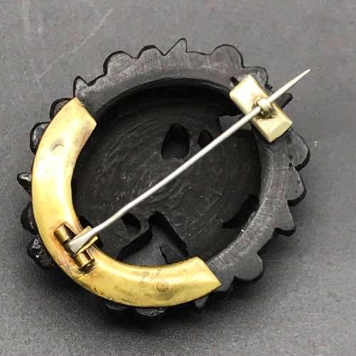 Victorian `Irish` Brooch (Bog Oak)