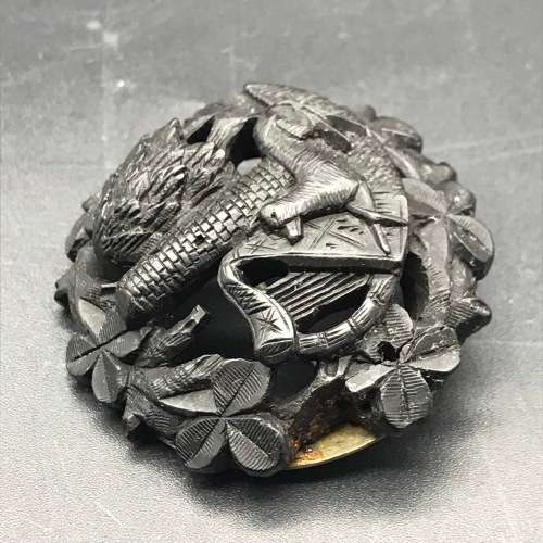 Victorian `Irish` Brooch (Bog Oak)