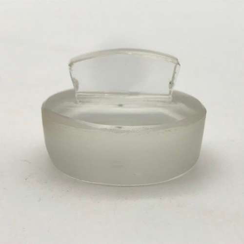 Art Deco Silver and Crystal Smelling Salts Bottle