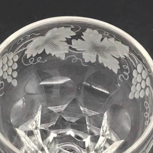 Lovely Set of Crystal Antique Port Glasses (6)