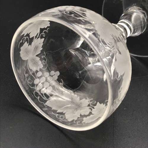 Lovely Set of Crystal Antique Port Glasses (6)
