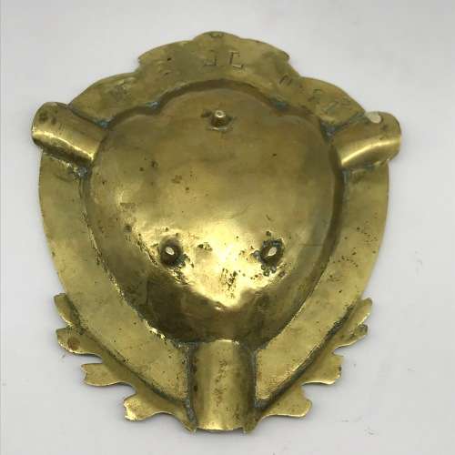 Early Brass `Peacock` Ashtray