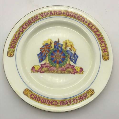 1937 `King George VI & Queen Elizabeth` Coronation Plate
