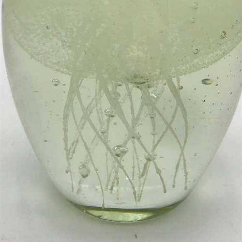 Vintage Art Glass `Jellyfish` Paperweight