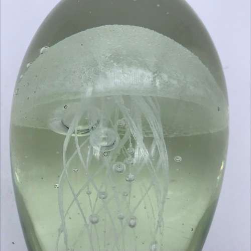 Vintage Art Glass `Jellyfish` Paperweight