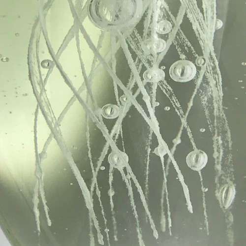 Vintage Art Glass `Jellyfish` Paperweight