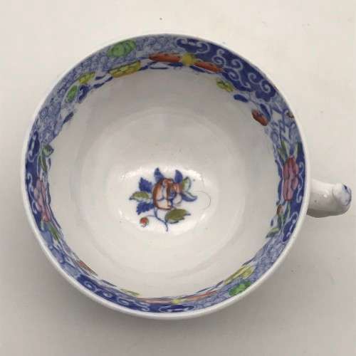 Antique Porcelain Teacup & Saucer