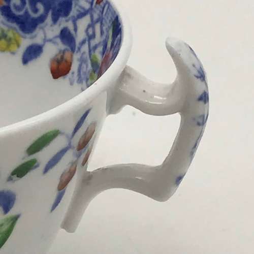 Antique Porcelain Teacup & Saucer