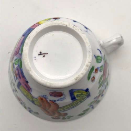 Antique Porcelain Teacup & Saucer