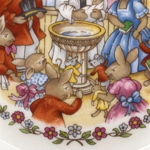 Vintage Royal Doulton `Bunnykins - Christening` Plate