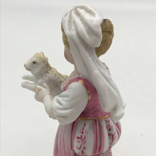 Antique Bisque Porcelain Figures (Pair)