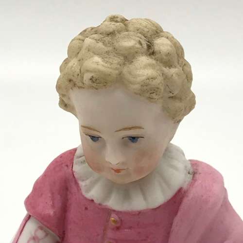 Antique Bisque Porcelain Figures (Pair)