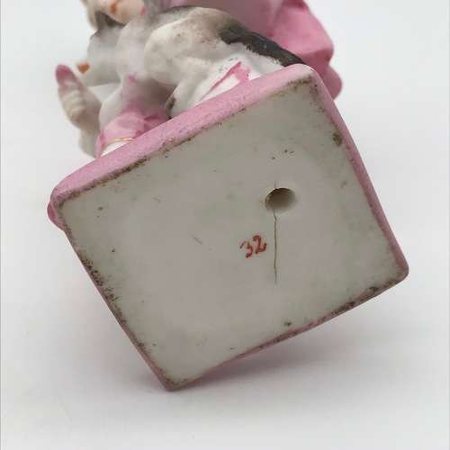Antique Bisque Porcelain Figures (Pair)