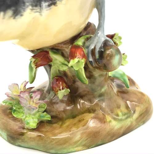 Crown Staffordshire `J.T. Jones` Bird Figure (Shrike)