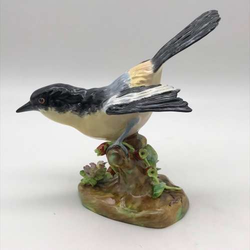 Crown Staffordshire `J.T. Jones` Bird Figure (Shrike)